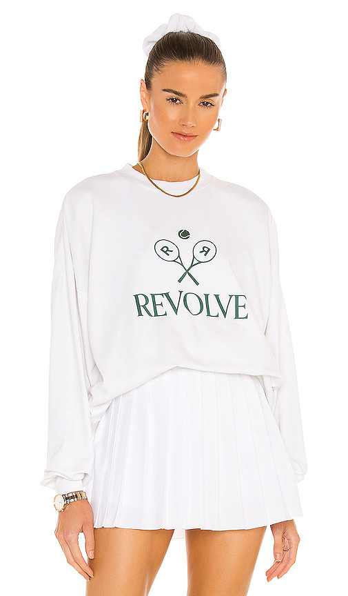 Oversized Sweatshirt in White | Revolve Clothing (Global)