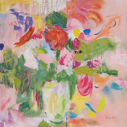 ART.COM Wall Art Print Pink Impressionism by Farida Zaman, 24" x 24" | Amazon (US)