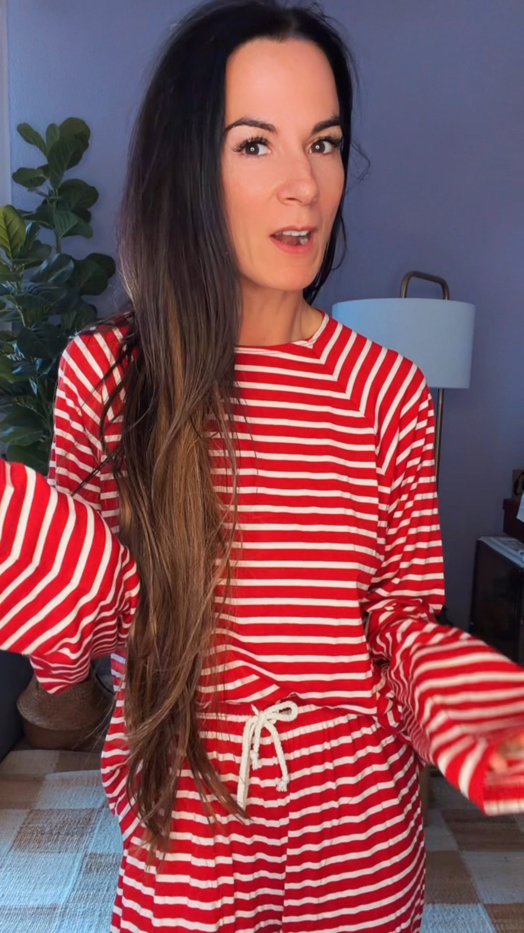 Back in stock + still my go-to lounge set 🙌❤️

I’ve shared this cutie before and for good reason — it’s hands down one of the most comfortable lounge sets on the planet. Soft, stretchy, breathable, and cute enough to wear around the house OR out running errands.

Perfect for Valentine’s Day gifting (for your bestie… or yourself 😉).
Dress it up with sneakers + a jacket or keep it cozy at home — easy breezy either way.

FYI: I’m wearing size XS for reference.



#NicoleColeeStyle #ValentinesLoungewear #CozyChic #GiftableFinds #LoungeWearLove




#LTKdayinmylife #LTKValentine #LTKgrwm