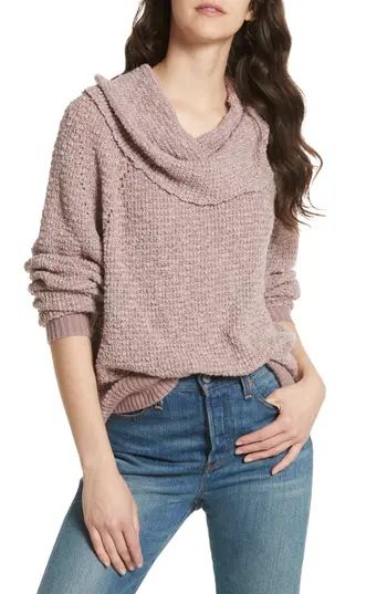 Women's Free People By Your Side Sweater, Size X-Small - Purple | Nordstrom