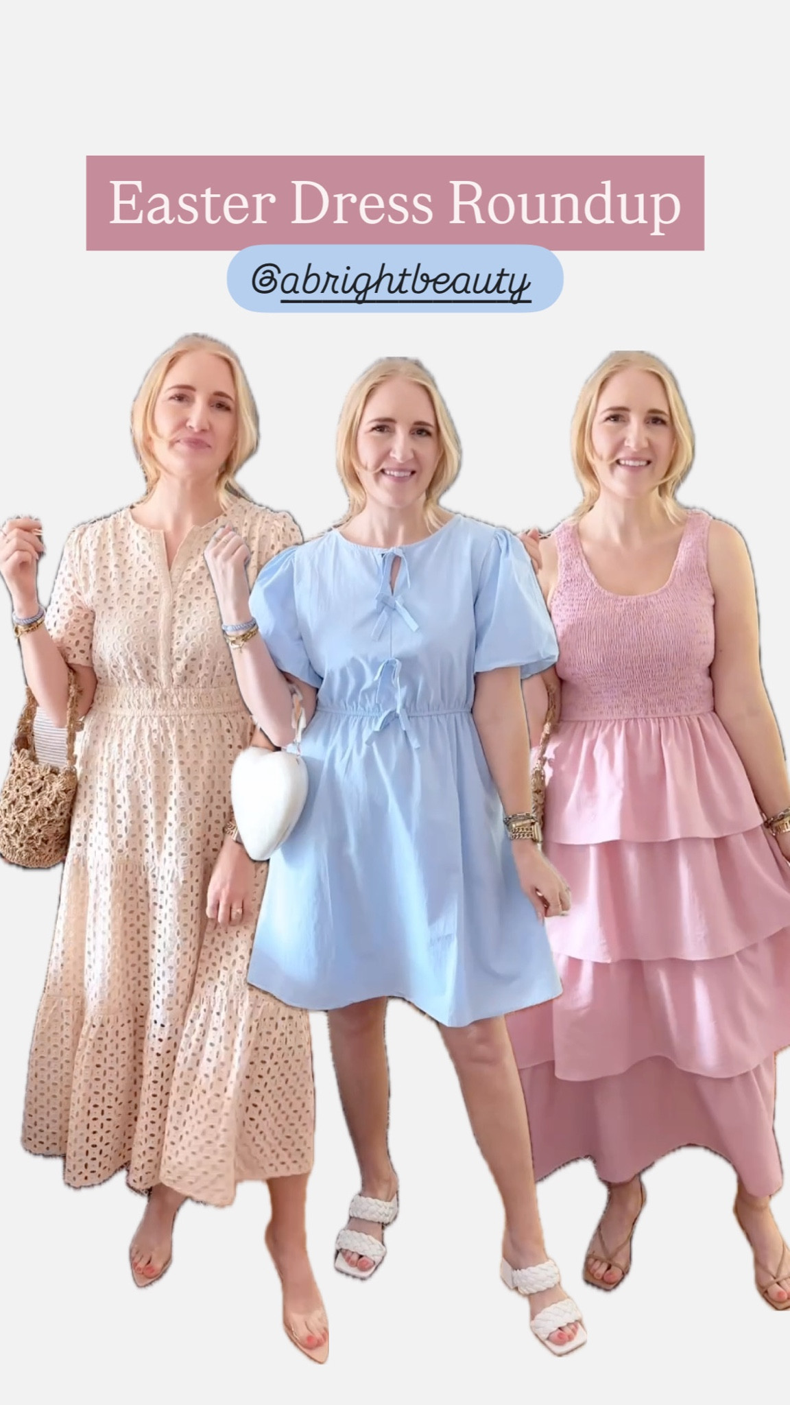 Easter dress roundup, adorable and affordable Amazon dresses perfect for spring and Easter! 

Wearing M in all at 150 lbs and 5'7" for reference. 

easter dress, easter outfit, amazon dresses, spring dresses, spring dress haul, spring ootd, easter look, spring look, ruffled dress, eyelet dress, bow tie dress, baby shower dress, spring even dress 

 

Follow my shop @abrightbeauty on the @shop.LTK app to shop this post and get my exclusive app-only content!

#LTKFindsUnder50 #LTKFindsUnder100 #LTKParties