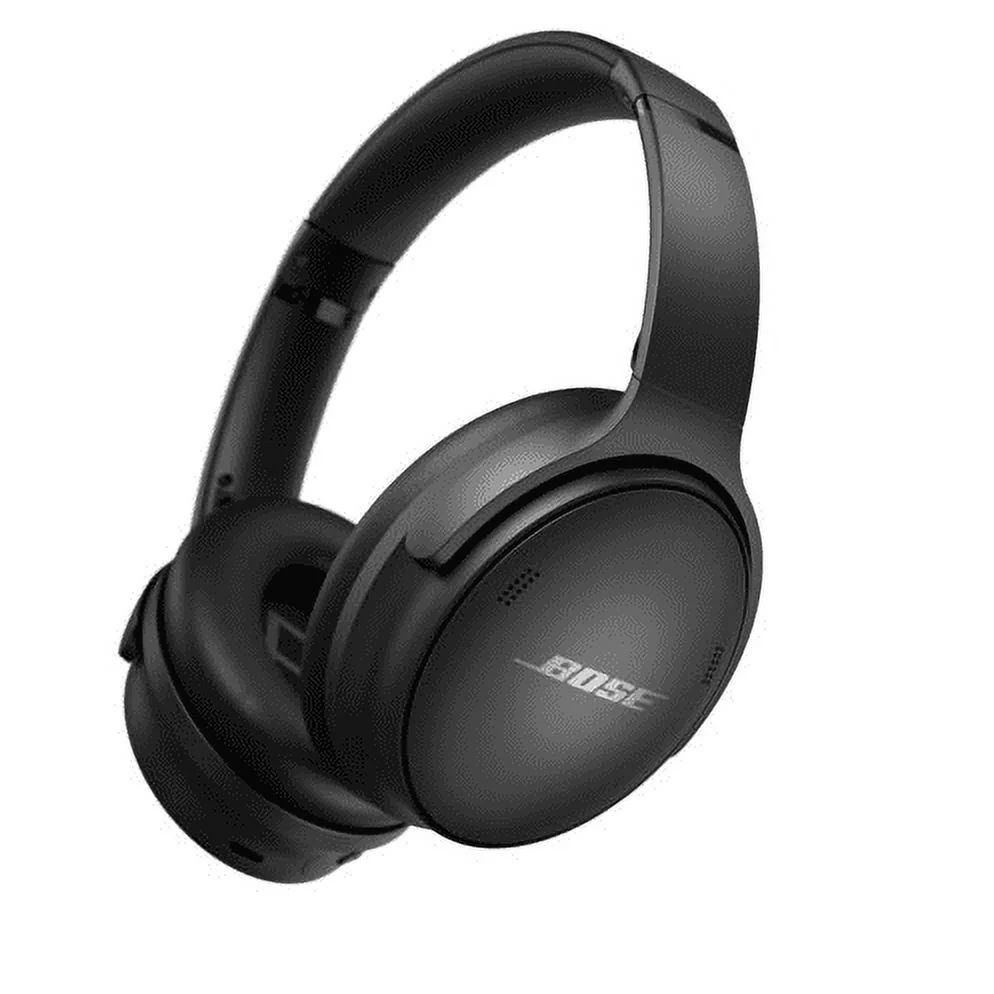 Bose QuietComfort 45 Headphones Noise Cancelling Over-Ear Wireless Bluetooth Earphones, Black | Walmart (US)