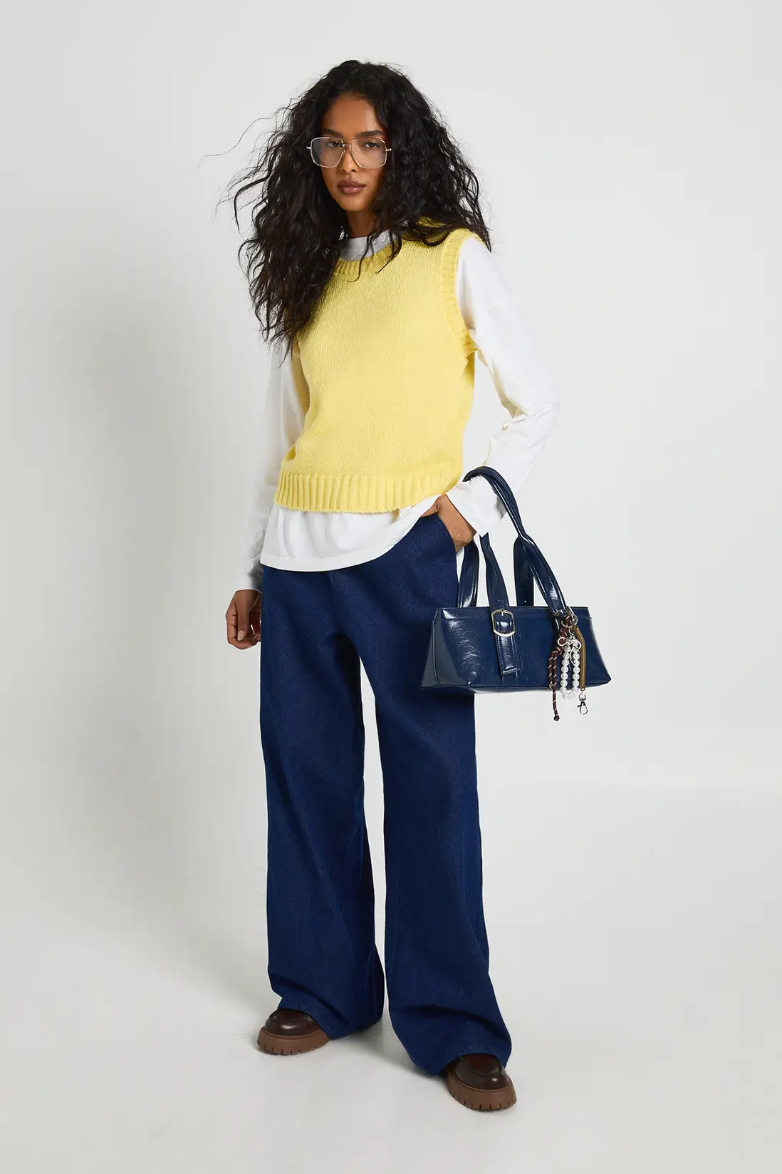 Butter Soft Knit Crew Neck Vest | Boohoo USA | boohoo (US & Canada)