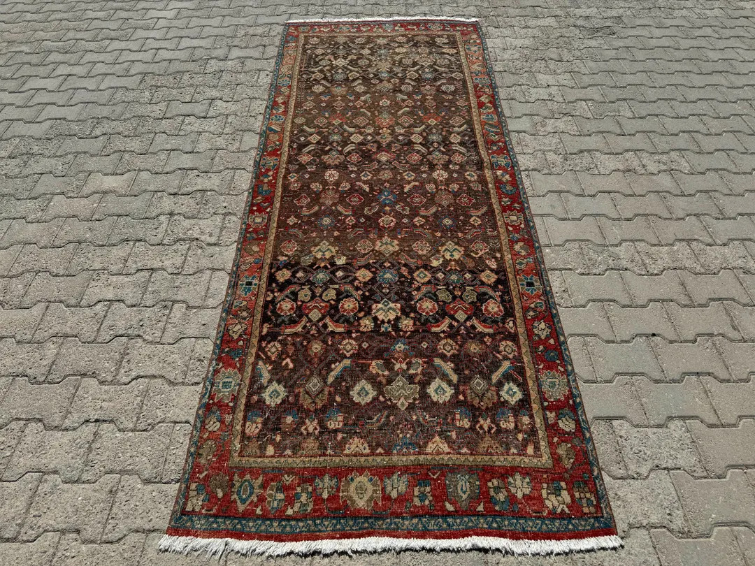 3x10 Ft Persian Runner, Brown Turkish Runner, Antique Wool Runner, Stair Runner, Bohemian Decor R... | Etsy (US)