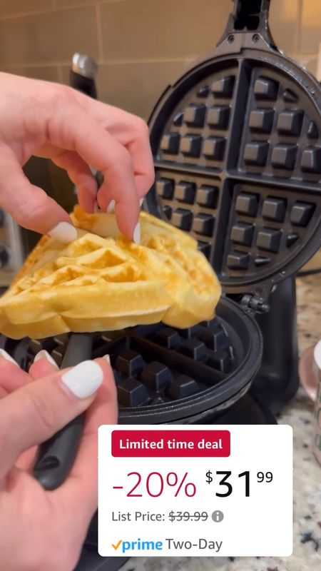 We love using this waffle maker on the weekends to make Belgian Waffles for family breakfast! I freeze what we don’t use and pop out during the week for breakfast before school 👌🏼 
I use the Krusteaz brand waffle mix and it’s delicious! 

#LTKsalealert #LTKVideo #LTKhome