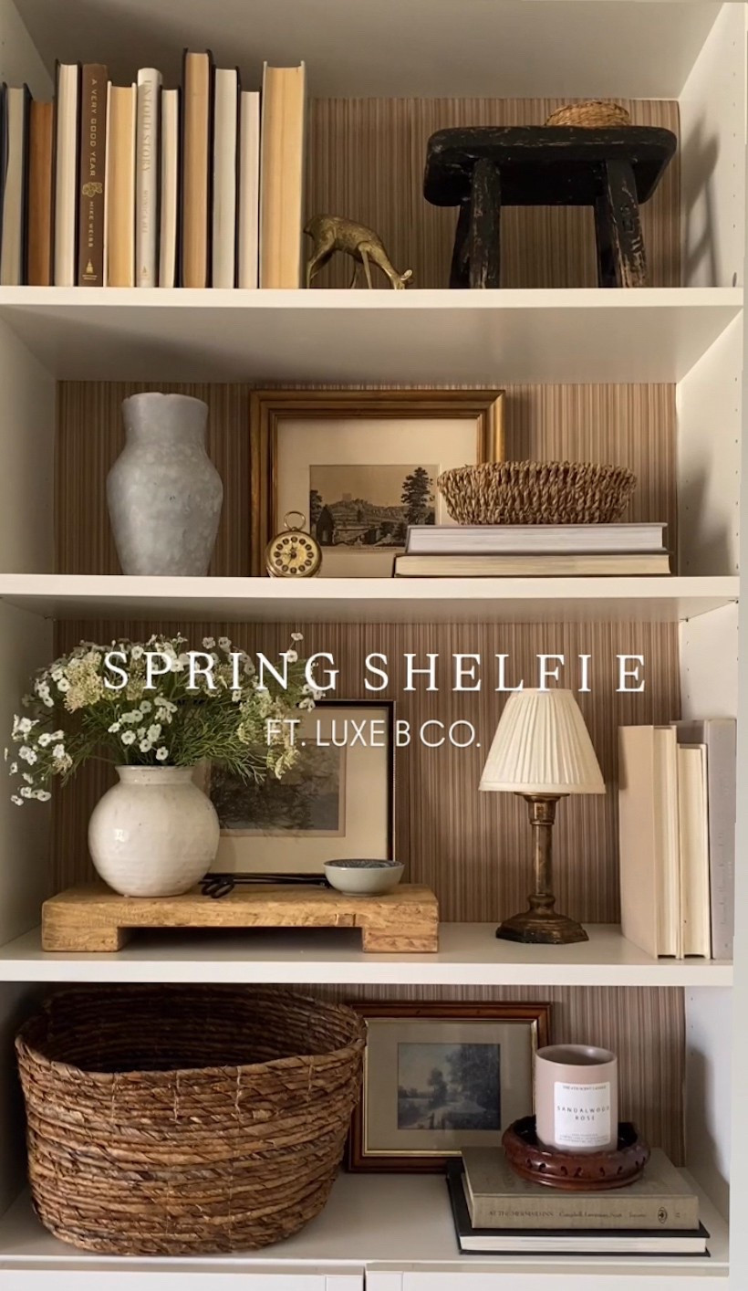 Spring Shelfie  a mix of New and Thrifted 

#LTKcanada #LTKspring #LTKcasa