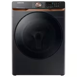 5 cu. ft. Extra-Large Capacity Smart Front Load Washer in Brushed Black with Super Speed Wash and Steam | The Home Depot