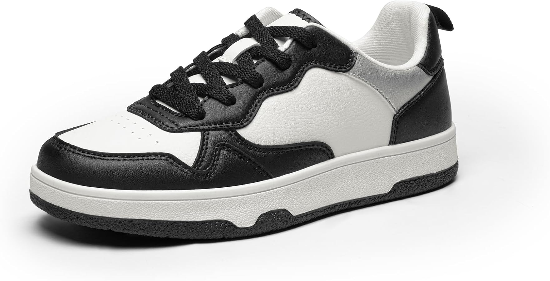 DREAM PAIRS Women's Walking Skateboard Shoes Sneakers Pu Leather Char Flat Low-Top Lace-Up Comfor... | Amazon (US)