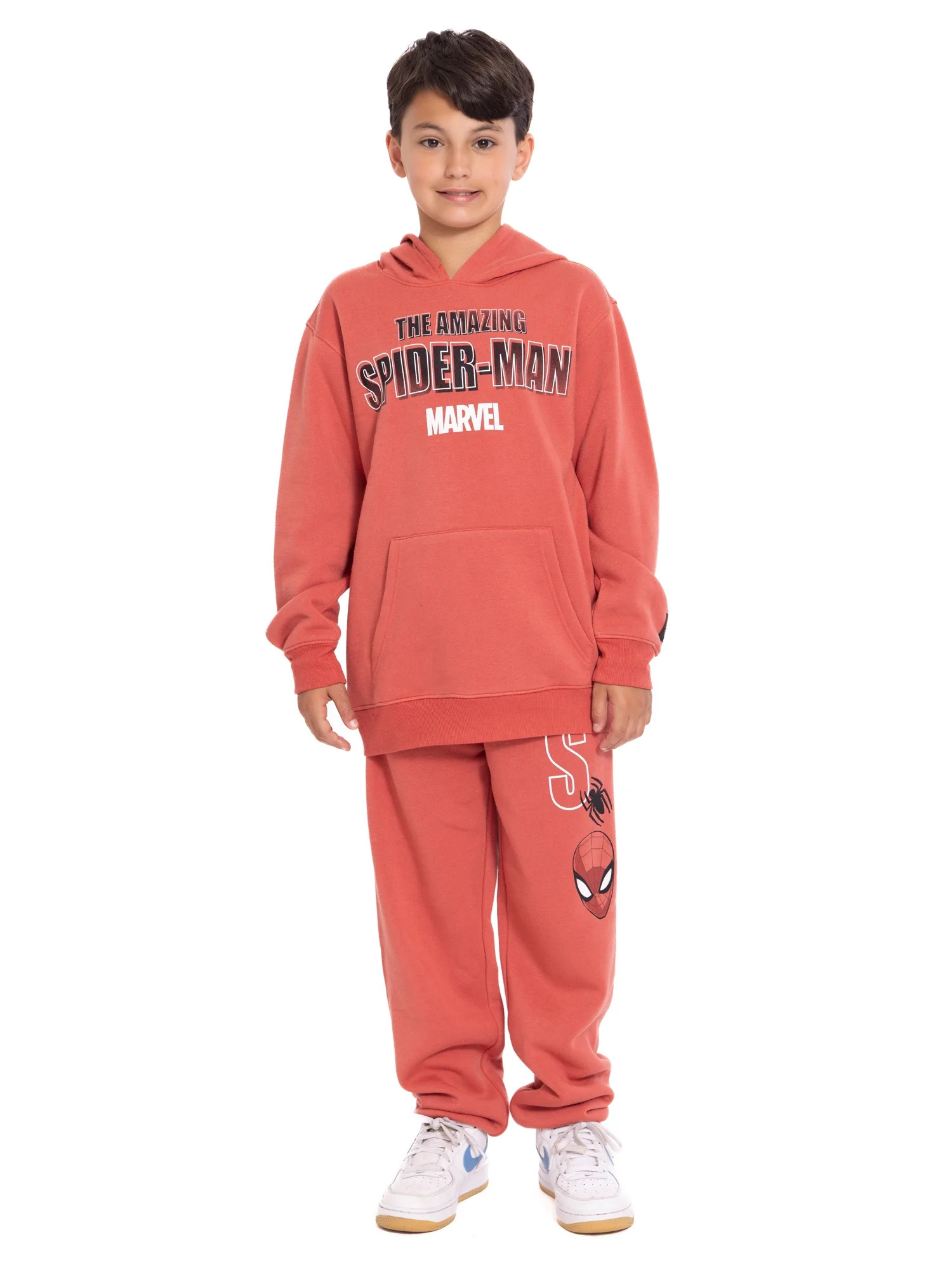 Spider-Man Boy's Graphic Hoodie with Matching Jogger Pant, 2 Piece Set, Sizes 4-16 | Walmart (US)