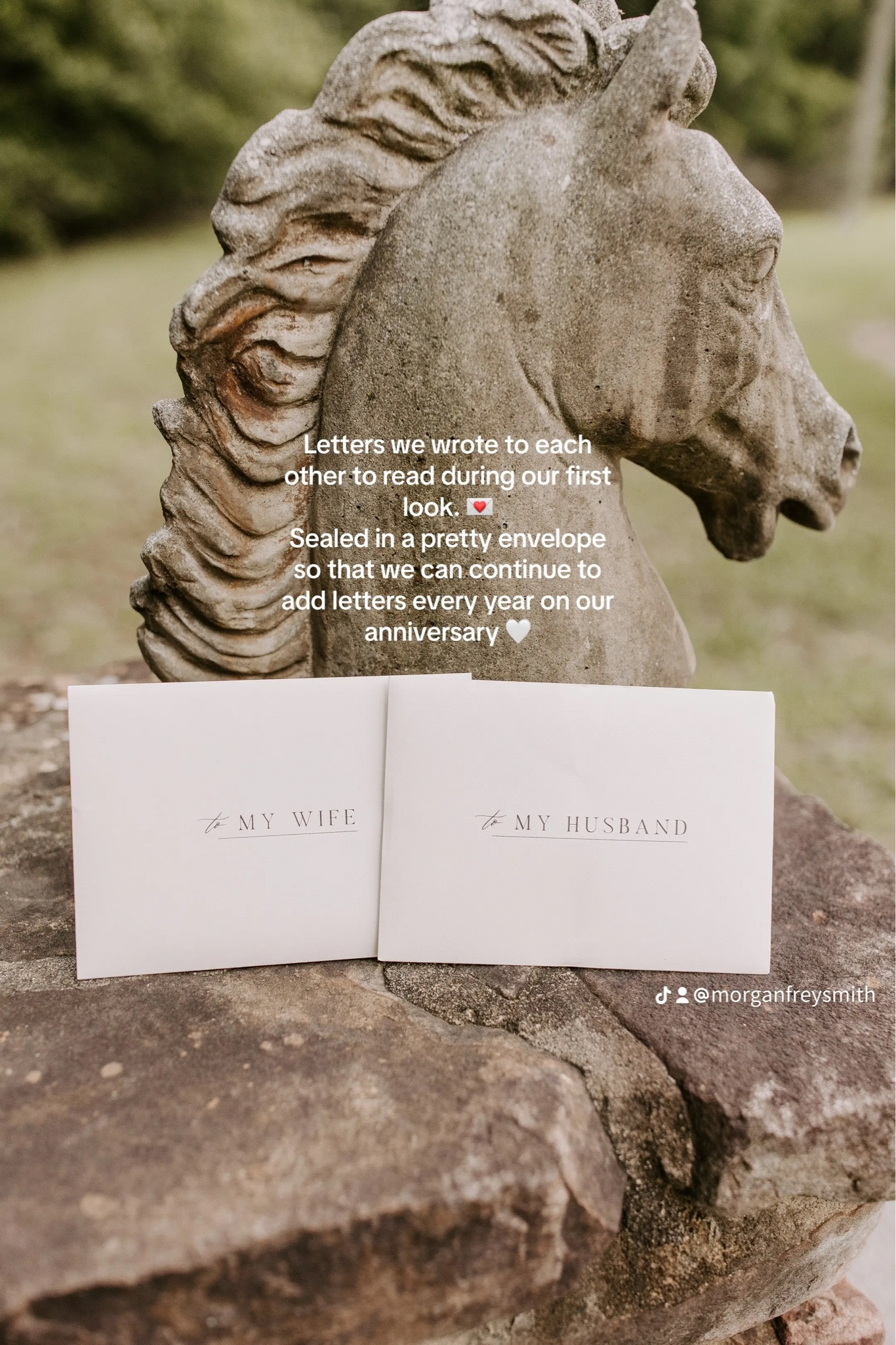 Letters we wrote to each other to read during our first look on our wedding day.💌
Sealed in a pretty envelope so that we can continue to add letters every year on our anniversary

#LTKU #LTKfindsunder50 #LTKwedding