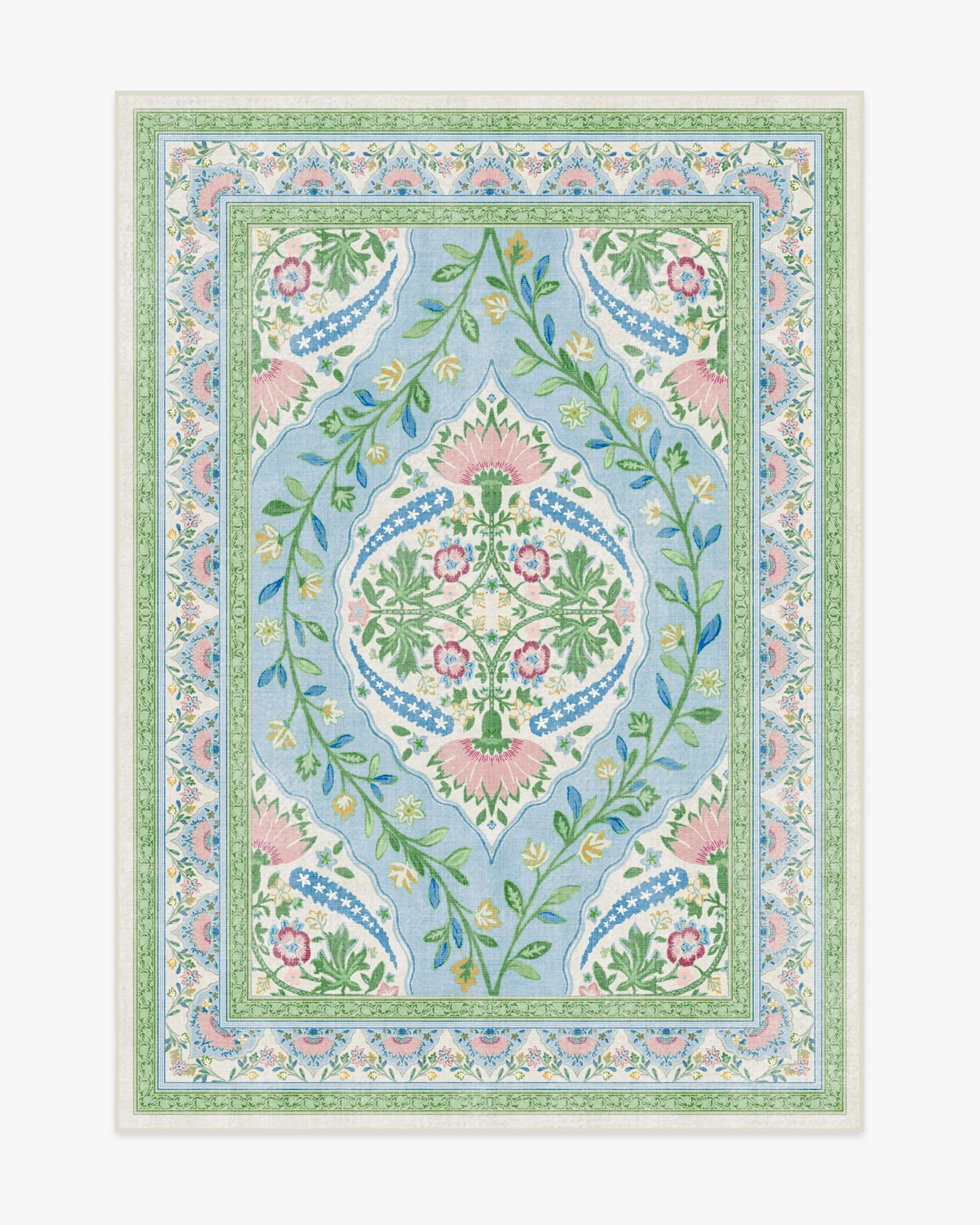 Skye Blue Multicolor Rug | Ruggable
