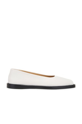 Gabriela Hearst Kati Ballerina Flat in Cream | FWRD | FWRD 