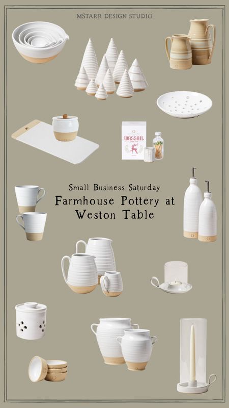 Farmhouse Pottery at Weston Table… Small Business Saturday. 

Artisan, handmade, Vermont made, pottery, ceramics, kitchen goods, holiday decor, baking, vase 

#LTKsalealert #LTKhome #LTKGiftGuide
