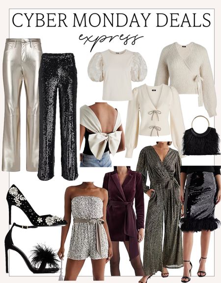 Cyber Monday Express deals! 50% off everything! 

#cybermonday

Express holiday style. Cyber Monday deals. Sequin pants. Sequin holiday style. 

#LTKCyberWeek #LTKstyletip #LTKHoliday