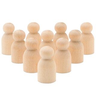 Small Wooden Peg Doll People Unfinished, 1-1/8 inch Baby Shape | Woodpeckers | Michaels | Michaels Stores