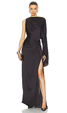 L'Academie by Marianna Cassia Gown in Dark Brown from Revolve.com | Revolve Clothing (Global)