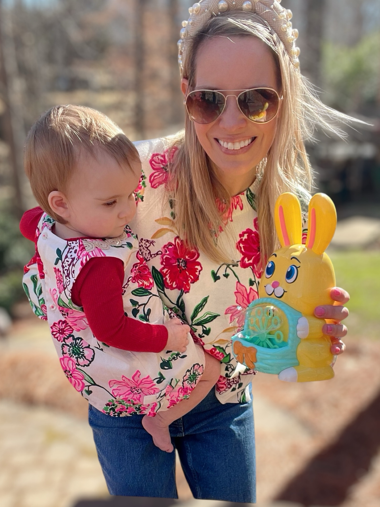 Easter basket ideas, mommy & me matching outfits, bubble machine 

#LTKKids #LTKFamily #LTKBaby