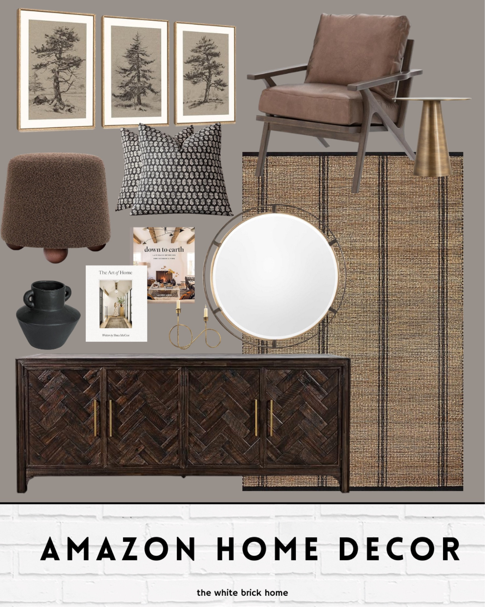 Affordable Amazon home decor that is warm and inviting 🖤

Amazon, Amazon home, Amazon home, Amazon home decor, Amazon home finds, mirror, wall mirror, rug, ottoman, leather chair, affordable furniture, media console, Amazon furniture. Side table, home decor, home accessories, wall art, tree wall art, side table 

#LTKFindsUnder100 #LTKHome #LTKFindsUnder50