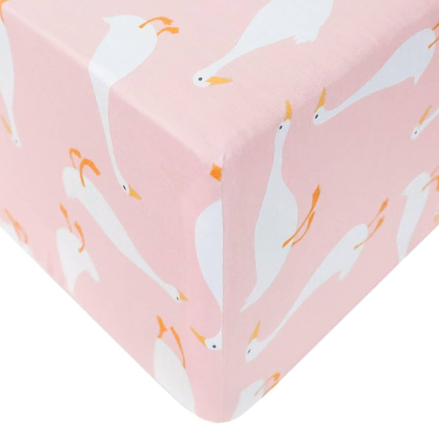 Premium Knit Baby Crib Sheets for Boys and Girls by Copper Pearl: Breathable and Soft, Fitted Cri... | Amazon (US)