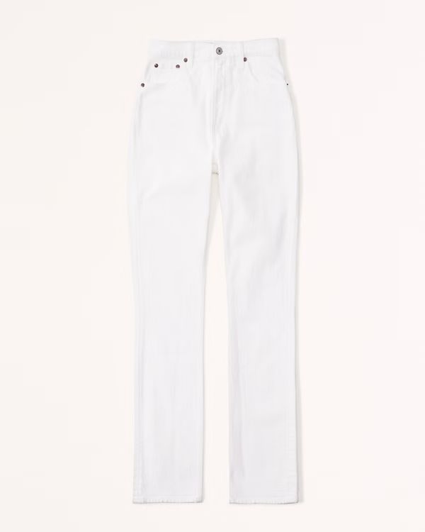 Ultra High Rise 90s Slim Straight Jean | Abercrombie & Fitch (US)