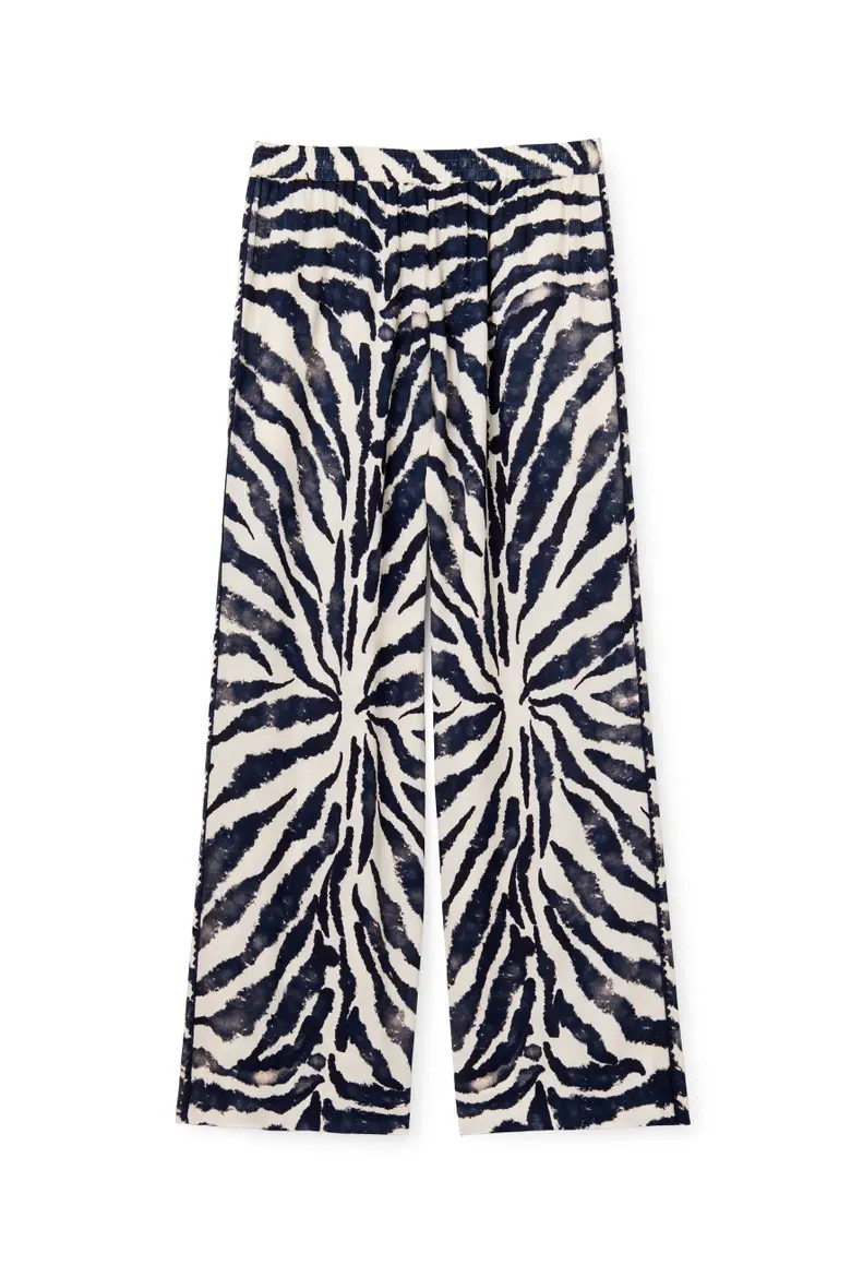 Cartolina Mia Wide-Leg Linen Pant in Painted Zebra at Nordstrom, Size Xx-Small | Nordstrom
