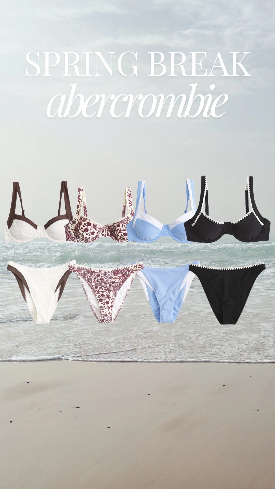 New bikinis dropped from Abercrombie and I love!!! So cute for spring break 👙

#LTKSeasonal #LTKTravel