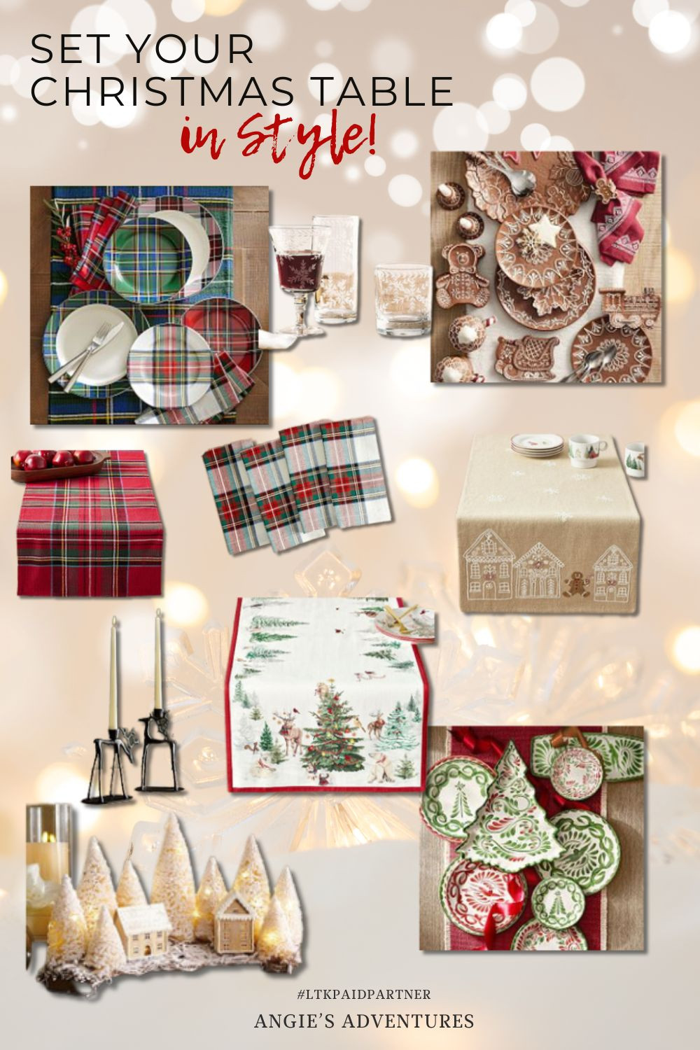 Are you ready to level up your Christmas Tablescape? I have rounded up all my favorite Christmas tableware from Pottery Barn. Everything from centerpieces, to place settings, to glassware, it's all here! Pick your favorite pieces for a table they will never forget! #paidpartner #holiday #seasonal #tablescape #Christmastablescape #holidaytable 
 

 #LTKHoliday #LTKSeasonal #LTKHome