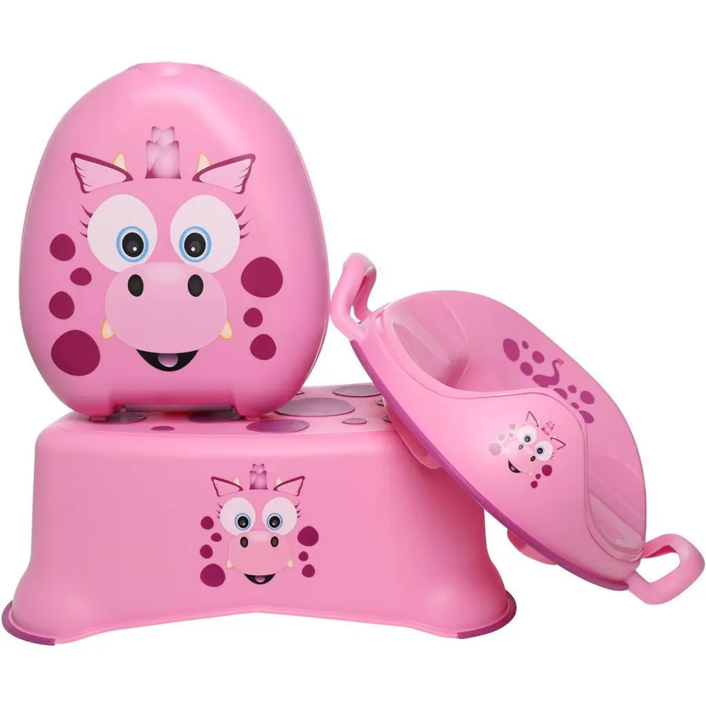 My Carry Potty Travel Potty, Trainer Seat & Step Stool in Pink Dragon at Nordstrom | Nordstrom