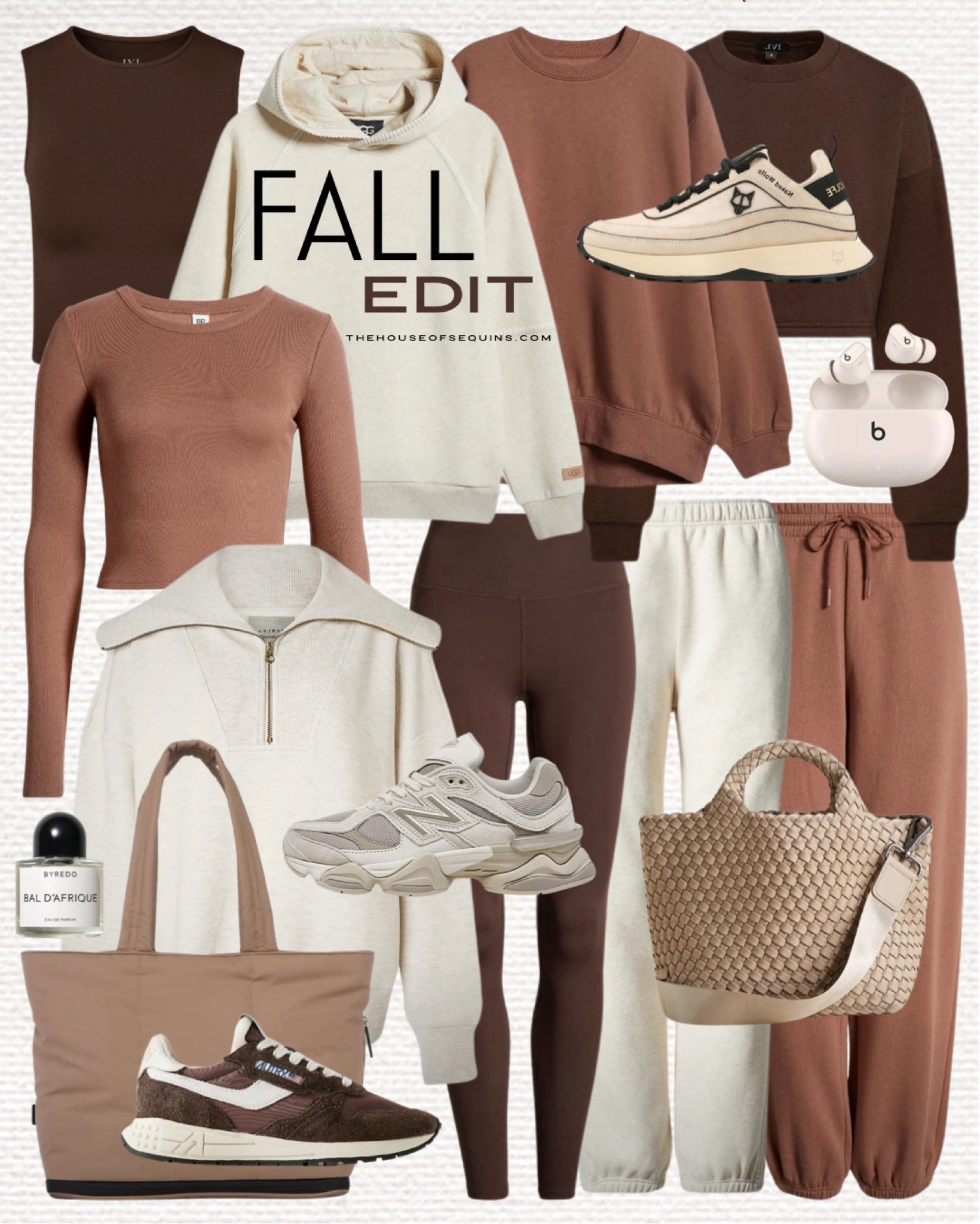 
Shop these Nordstrom Fall travel outfit and athleisurewear finds! Matching sets, Ugg Hoodie and joggers, Varley pullover and leggings, oversized sweatshirt, naghedi woven tote, Calpak Expandable Tote, Autry sneakers, New Balance 9060 sneakers and more!  #ltktravel #ltkshoecrush #ltkactive 