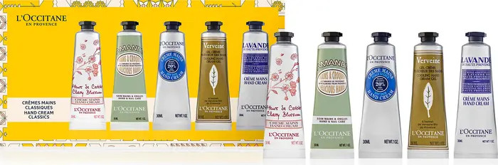 L'Occitane Holiday Classics Set of 5 Hand Creams $65 Value | Nordstrom | Nordstrom