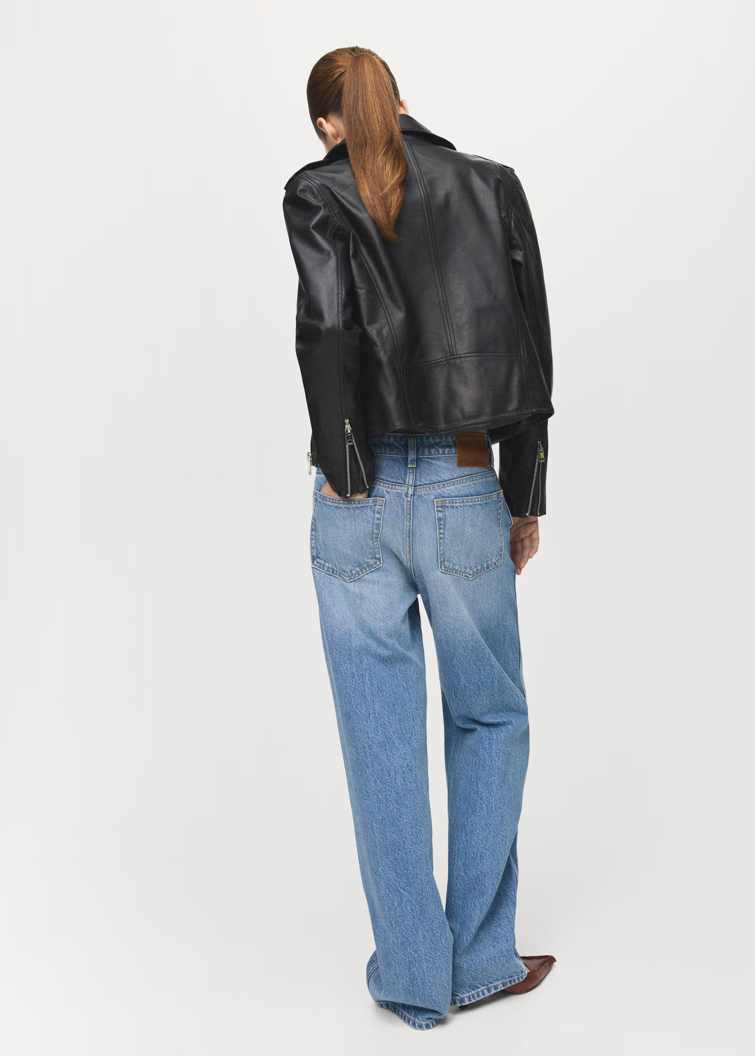 Bikerjacke aus Leder | Mango EU