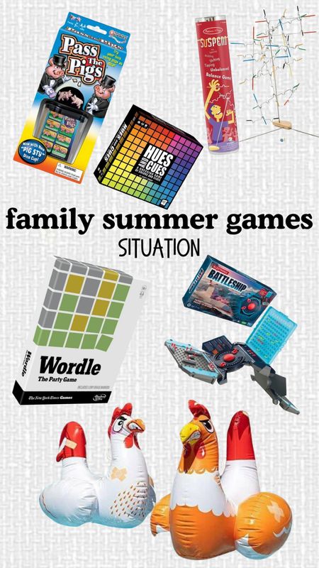 My family and I love game nights together! Especially when we’re up at the cabin enjoying the quiet and BBQ-ing some great food! Hues and clues is a favorite of Brady and me. Battleship is always a good classic. The chicken floats are proven to make us laugh and do back flips into the water. So many fun games and family nights to come! Thanks to Walmart for all these awesome summer game finds! 

#LTKKids #LTKxWalmart #LTKFamily