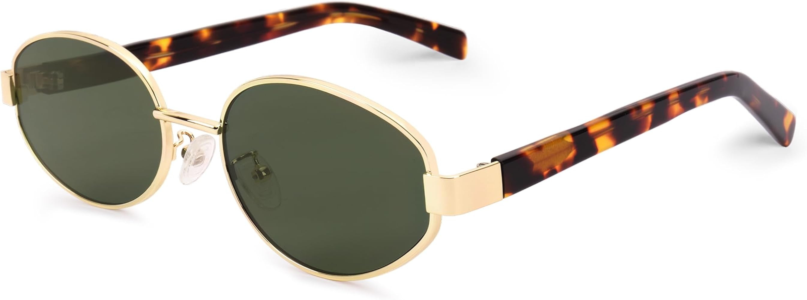 FURTALK Retro Oval Sunglasses Womens UV400 Protection Trendy Sun Glasses Sunnies Shades FT8219 | Amazon (US)