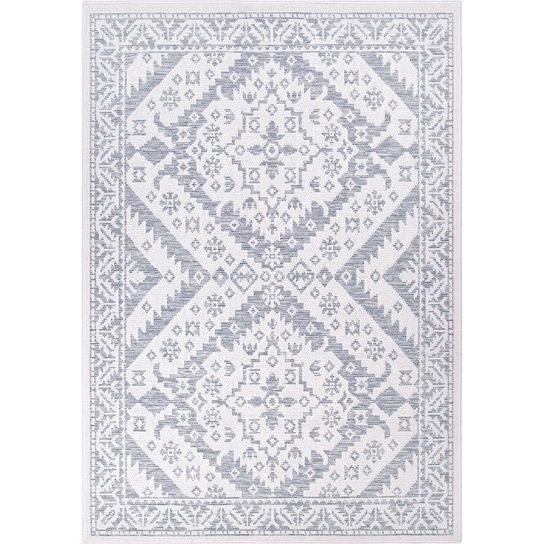 My Texas House Western Tide Reversible Indoor/ Outdoor Area Rug, Natural Skyview, 5' x 7' | Walmart (US)