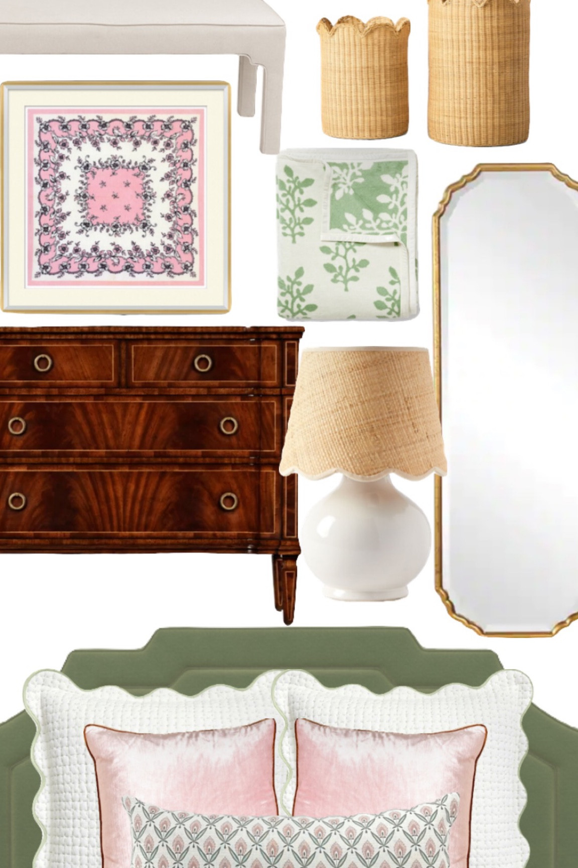 Grandmillenial mood board! Grandmillenial home decor blue and white forever pink and green home decor chinoiserie chic Grandmillenial girlie coastal grandmother 

#LTKFind #LTKstyletip #LTKhome