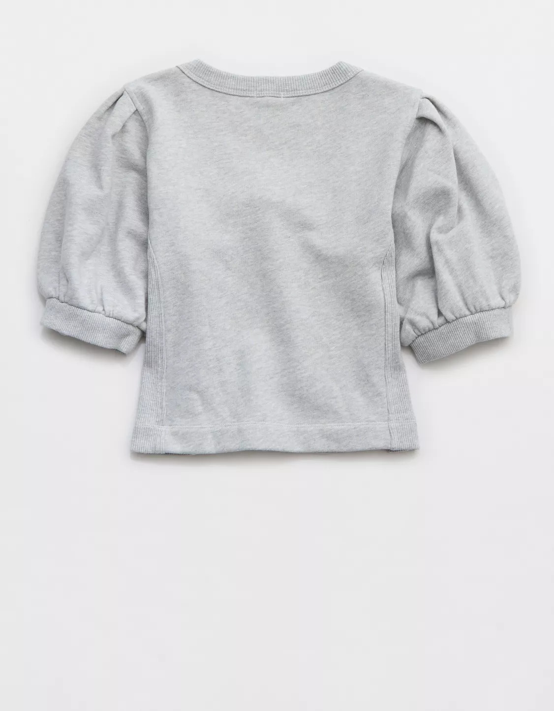 Aerie Seams Right Short Sleeve Sweatshirt | Aerie