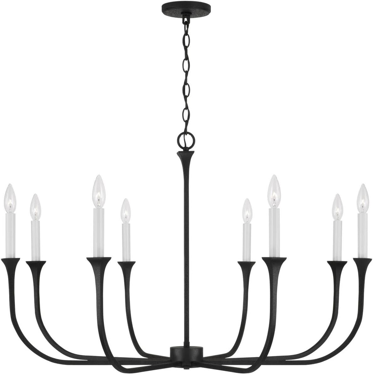 Capital Lighting 452381BI Decklan Transitional Minimalistic Industrial Candle Chandelier, 8-Light... | Amazon (US)
