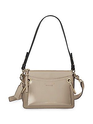 ChloéSmall Roy Gusset Grained Leather BagChloé Small Roy Gusset Grained Leather BagColor:Motty ... | Saks Fifth Avenue