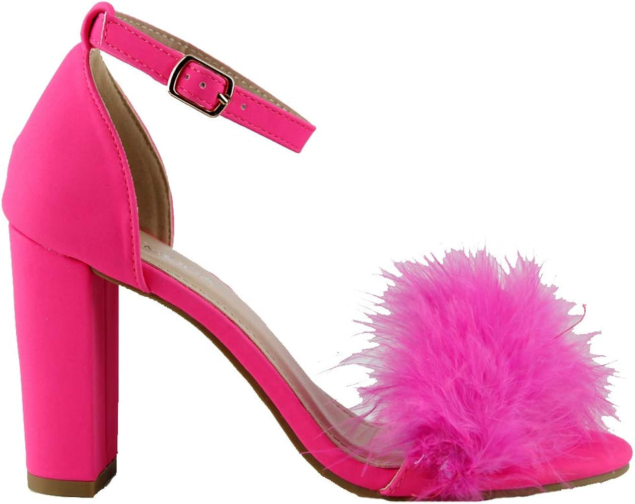 TOP Moda Hannah-1 Fashion Women's Ankle Strap High Heel Sandal Shoes | Amazon (US)