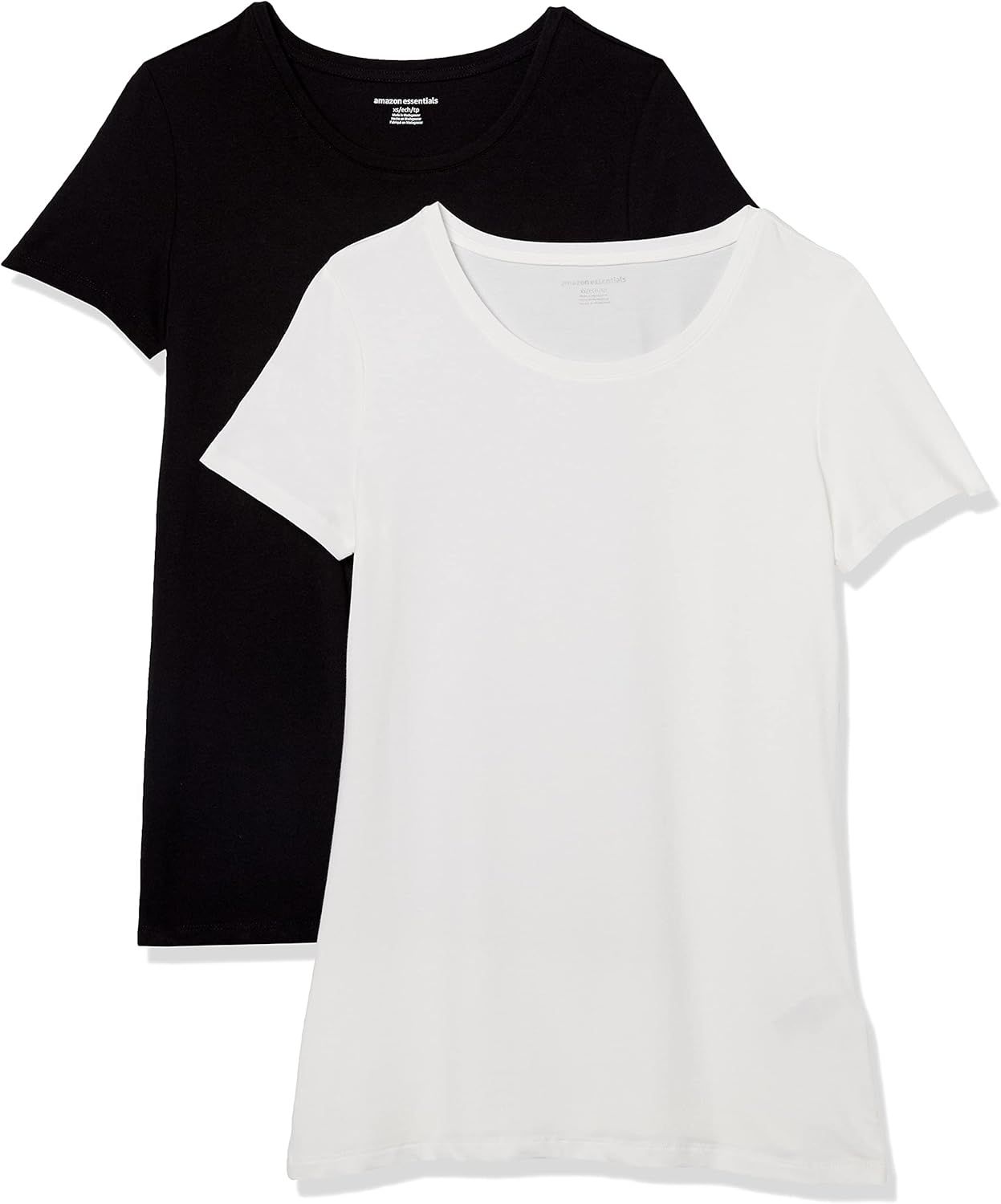 Amazon Essentials T-Shirt Girocollo a Maniche Corte con Vestibilità Classica Donna, Confezioni M... | Amazon (IT)