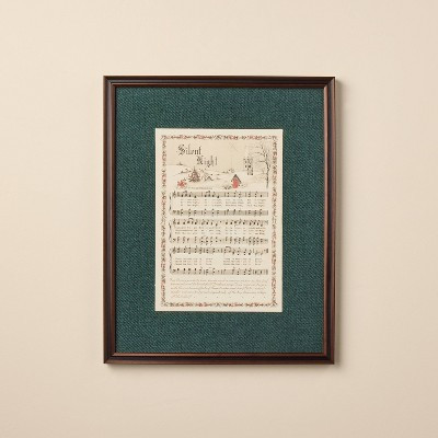 20"x16" Silent Night Sheet Music Wall Art - Hearth & Hand™ with Magnolia | Target