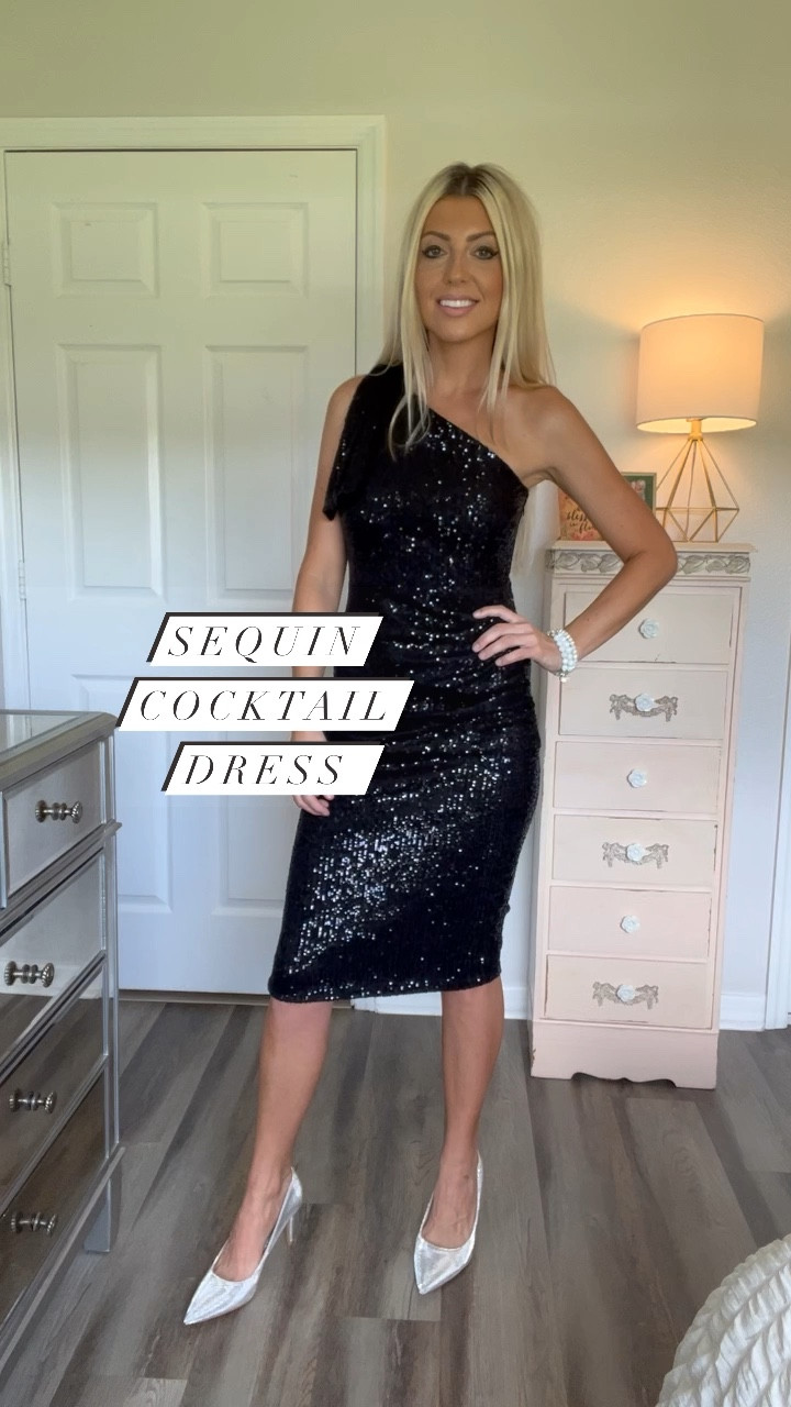 Love how stretchy and comfortable this one shoulder dress is! Perfect for formal weddings and events. 

Cocktail dress / formal wedding / wedding guest dress / sequins

#cocktaildress #formailwedding 
#weddingguestdress #oneshoulderdress #sequins #partydress 

#LTKparties #LTKunder50 #LTKwedding