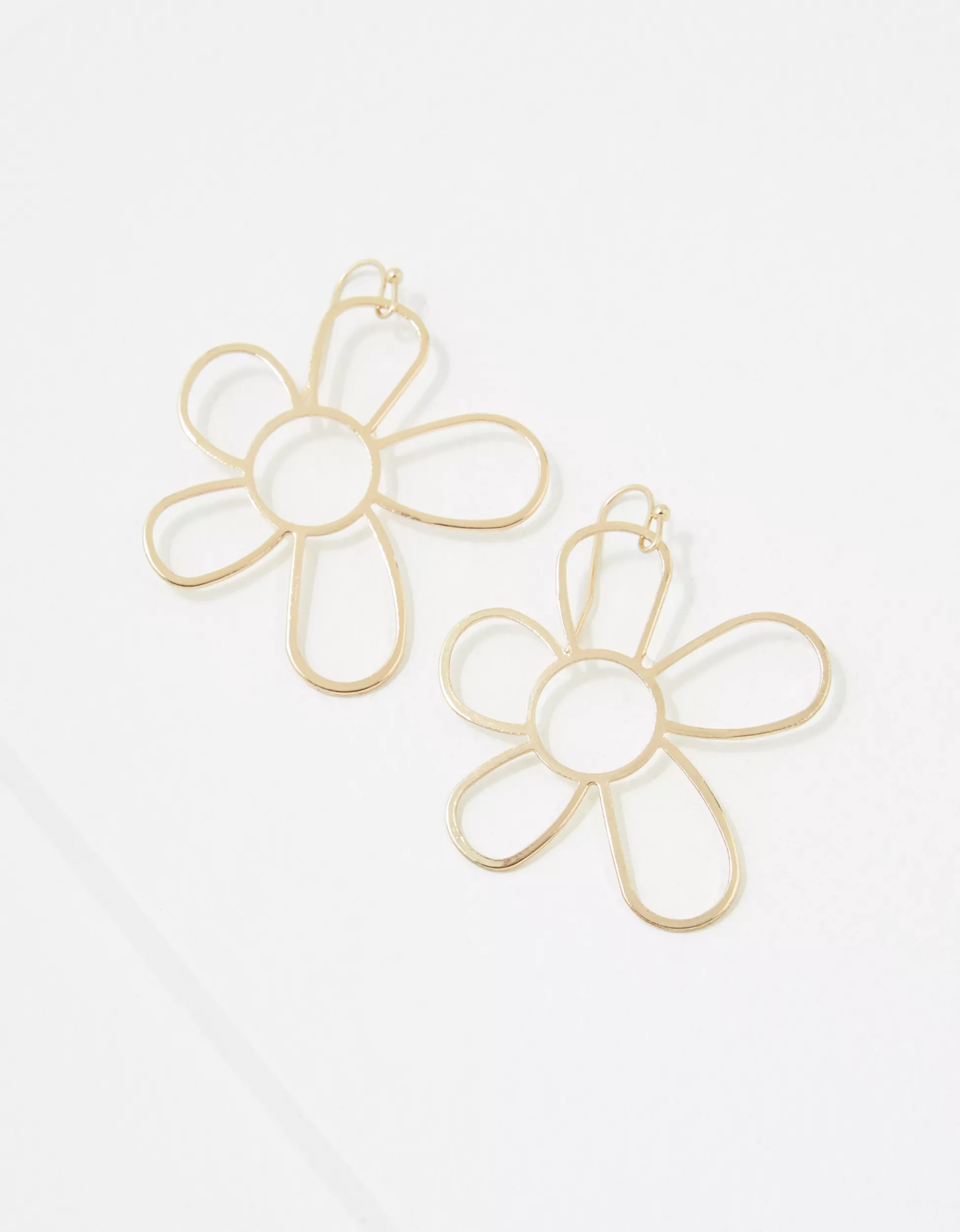 AEO Metal Flower Earring | American Eagle Outfitters (US & CA)