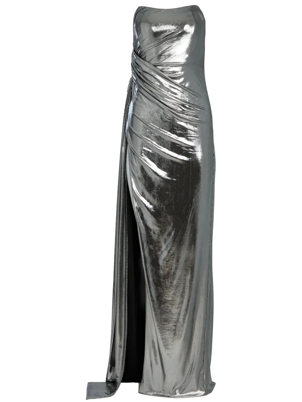 Retrofete Shivani gown - Silver | Farfetch Global
