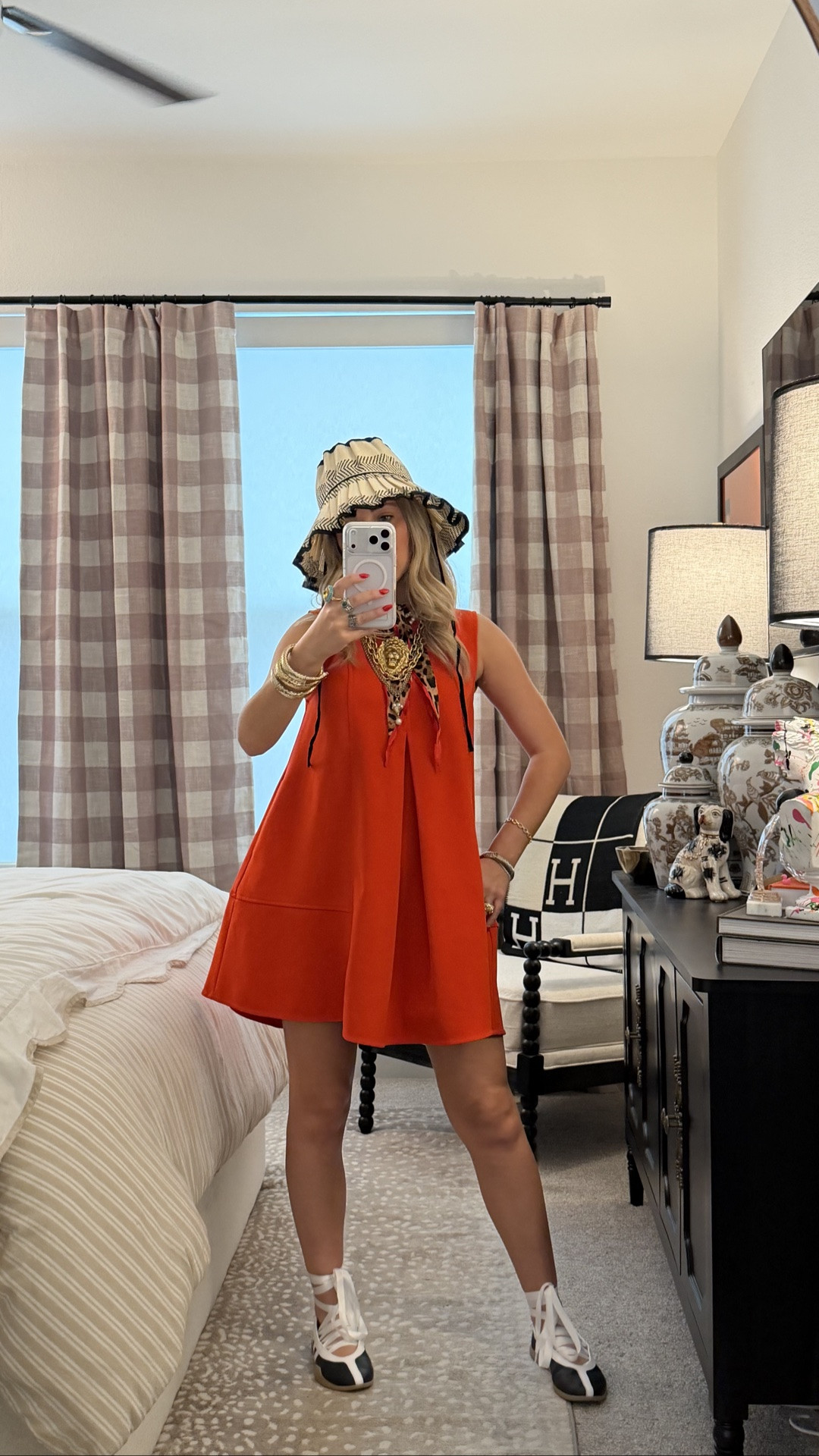 A perfect fun funky Friday fit !!!
Anthropologie dress, Amazon hat, jewelry stack, and adidas ballet shoes!!  Perfect for summer

#LTKootd #LTKdayinmylife #LTKSaleAlert