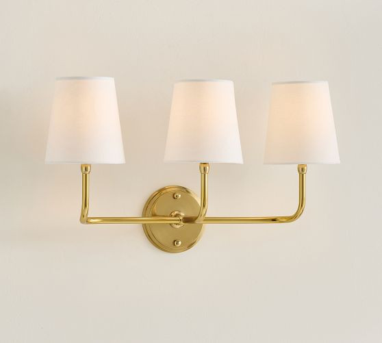 Sansome Metal Triple Sconce (22") | Pottery Barn (US)
