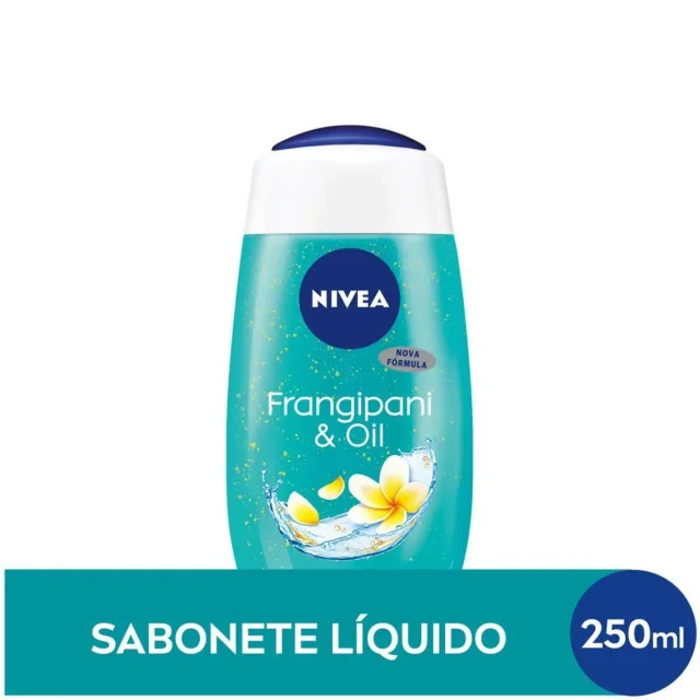 Sabonete Líquido Nivea Frangipani & Oil com 250ml | Drogasil BR
