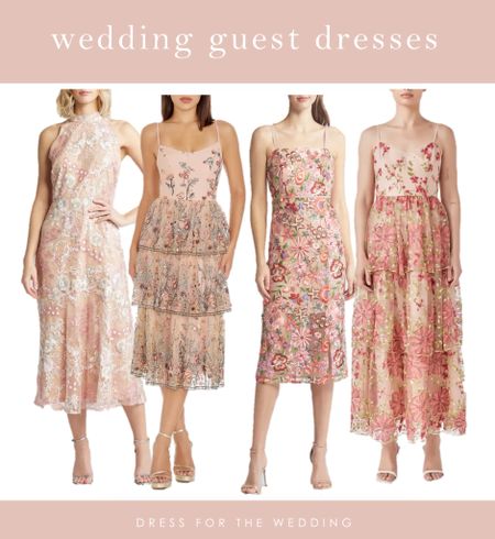 Gorgeous embroidered details on these pink and blush dresses for weddings. The perfect wedding guest dresses for spring weddings, outdoor weddings, garden parties, and summer parties. Midi dresses, tiered dress, maxi dresses. 

Follow Dress for the Wedding for cute dresses, sale alerts, wedding style and decor! Visit us at dressforthewedding.com for more!

Wedding guest dress 
spring wedding guest
summer wedding guest
Embroidered dress
midi dress
cocktail dress
tiered dress
floral dress
Blush dress
pink cocktail dress
wedding guest outfit
dress for wedding
dress for wedding guest
Nordstrom dresses
2024 dress
2024 wedding guest
semi formal wedding
formal wedding
outdoor wedding

#LTKparties #LTKwedding #LTKSeasonal
