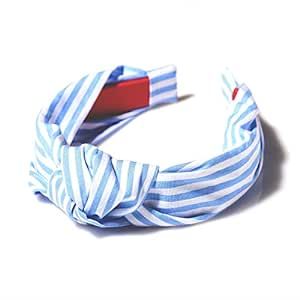 Knotted Headband (Blue Stripe) | Amazon (US)