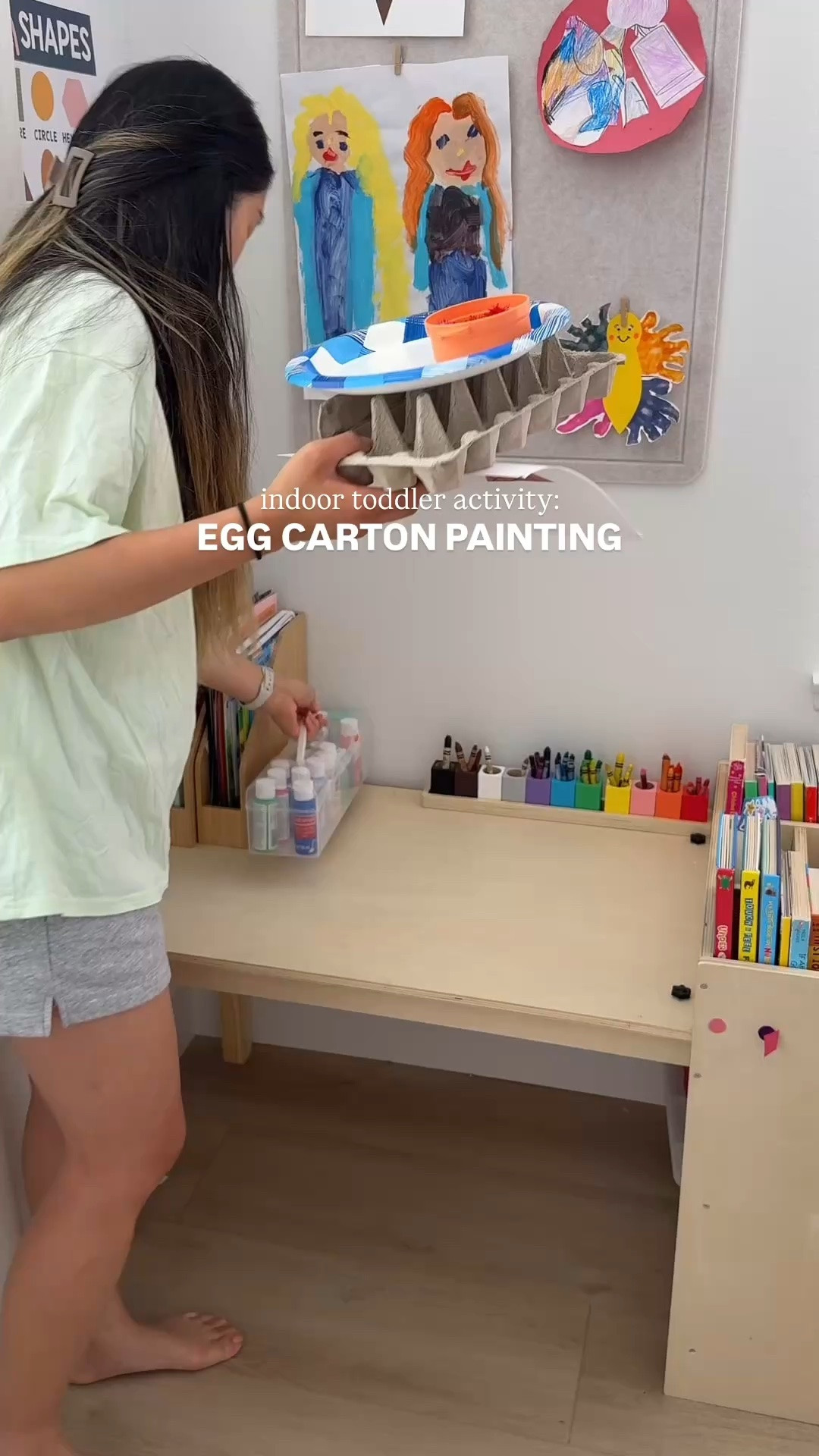indoor craft for toddlers! painting ice cream again but with egg cartons! #toddlercraft #crafts #painting #toddlermom

#LTKmomlife #LTKHome #LTKKids